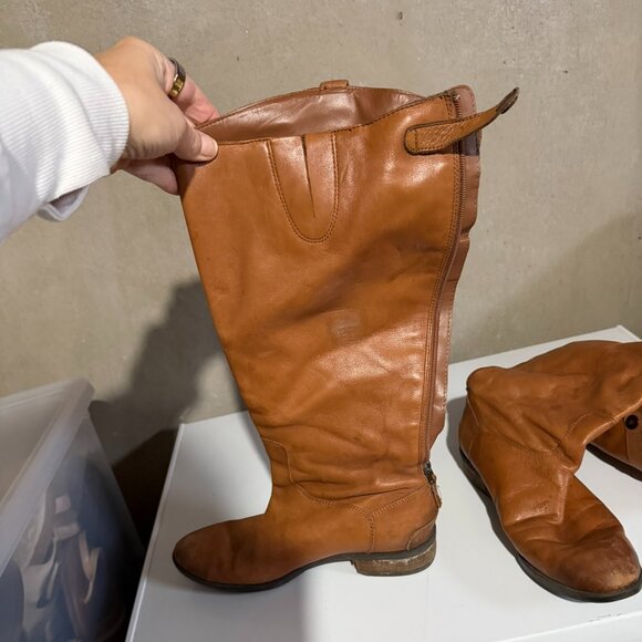 Sam Edelman Wide Calf "Penny" Riding Boots - Whiskey Size 9 - Picture 3 of 3